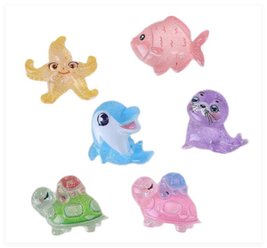 Juguetes para niños Tiny Cute Mini Small Cartoon Resin Turtle Sea Star <span class=keywords><strong>Dolphin</strong></span> <span class=keywords><strong>Fish</strong></span> Ocean Sand Play Figure Diy Charms Creature Figurine - Product Image 5