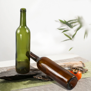 Bouteilles en verre Bordeaux transparentes/ambre/noires de 375 ml, 500 ml, col long, portables, givrées, pour vin <span class=keywords><strong>glacé</strong></span>, 750 ml et vodka - Product Image 5