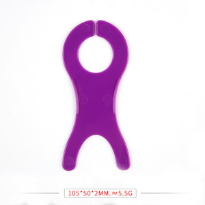 Herramienta enrolladora de hilo de plástico, organizador de hilo de punto de cruz de colores, ligero para manualidades de bordado - Product Image 3