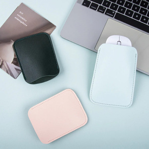 En stock, compatible con la bolsa de almacenamiento para ratón Apple MagicMouse, de cuero PU, funda protectora para ratón inalámbrico, cómoda y sencilla. - Product Image 1