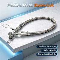 Tuyau de transfert métallique flexible SUS316, connexions NPT/VCR/TF, adapté aux raccords de soupapes d'oxygène, d'azote, de CO2 et d'argon