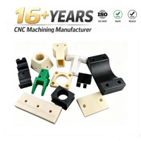 Layanan Pemesinan Plastik CNC Kustom Grosir Pabrik, Pemesinan Bubut dan Frais, Produk Plastik Presisi CNC Nylon PC Peek