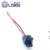 Konektor Pigtail Sensor Suhu Air 2 Pin Female Sealed Delp 150.2 Pull-To-Seat untuk Aptiv 12162193