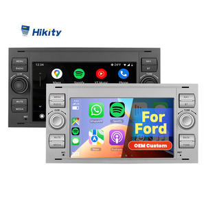 Hikity pour <span class=keywords><strong>Ford</strong></span>/<span class=keywords><strong>Transit</strong></span>/Fiesta/Focus/Mondeo/Fusion/C-MAX/S-MAX 7 "4 + 64G Android Car Stereo 32EQ DSP Carplay/Android Auto Radio - Product Image 1