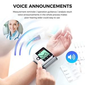 Смарт-перезаряжаемый цифровой светодиодный монитор артериального давления HUAAN - Product Image 4