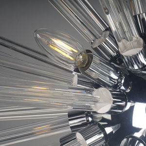 폴라리스 볼 크리스탈로드 E14/ E12 램프 홀더 하이 엔드 빌라 호텔 - Product Image 6