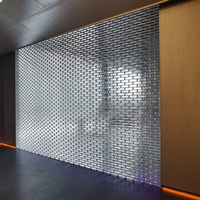 Vente en gros directe de briques de verre glacé pour l'extérieur avec décoration standard solide en cristal clair