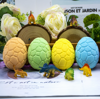 Bain moussant bio pour enfants, aromathérapie, soins du corps, Spa, bain de luxe, dinosaure, oeuf, jouets surprise, bombe de bain à l'intérieur, ensemble cadeau