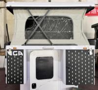 Camper en aluminium pour camion 4x4 avec échelle, léger et étanche, design moderne pour Chevrolet Silverado Ford Maverick