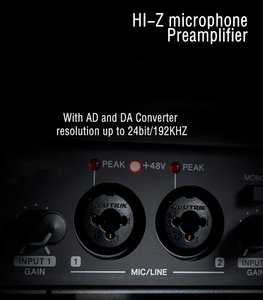 Interface audio USB GAX-MD22P 2 entrées 2 sorties pour l'enregistrement, la composition, le streaming et la diffusion de podcasts, qualité studio haute fidélité - Product Image 6