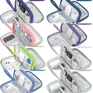 Nhà Máy Trực Tiếp Không Thấm Nước EVA Trường Hợp Du Lịch Túi Tổ Chức Túi Thu Hồi Quản Lý Cáp Cho Phụ Kiện Kỹ Thuật Số Lưu Trữ - Product Image 2