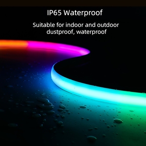 Striscia LED Neon COB KCX DC24V RGBWC Dream Color, Striscia Luminosa Flessibile in Silicone RGBCCTIC Impermeabile per Esterni - Product Image 4