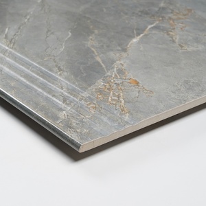 Marches d'escalier de sécurité en carrelage de porcelaine imitation marbre antidérapant pour les escaliers des bâtiments commerciaux et publics - Product Image 4