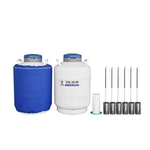 PCZPX Farm Artificial Insemination Lab Vet liquid nitrogen 20L Container LN2 Dewar YDS 20-80 Tank Aluminum Alloy Container