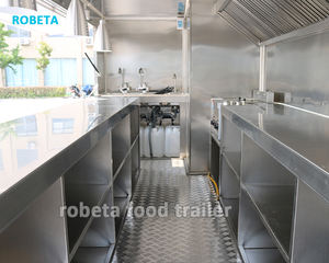 Grande remorque de restauration <span class=keywords><strong>en</strong></span> acier inoxydable, avec four, camion alimentaire, ailes de poulet et frites, magasin, snacks - Product Image 6