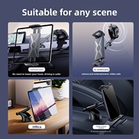 Support de téléphone/tablette rotatif universel pour voiture/camion, fixation télescopique à ventouse pour tableau de bord et pare-brise – Bestseller Amazon