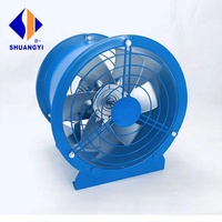 Ventilateur axial d'extraction industriel à longue durée de vie 380V 8000CFM 1000m3/h pour l'évacuation de fumée dans les cuisines et ateliers d'usine