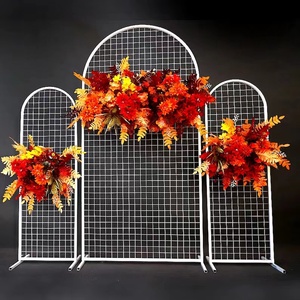 PRIME <span class=keywords><strong>mariage</strong></span> toile de fond décoration <span class=keywords><strong>en</strong></span> fer forgé fleur support métal arc porte pour Concert événements fête fleur décorative - Product Image 5
