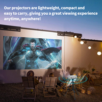 Offre Spéciale d'usine Smart TV Projecteurs Full Hd 1080P Portable Mini Android Projecteur Home Cinéma Téléphone Mobile Jeu Vidéo Proyector