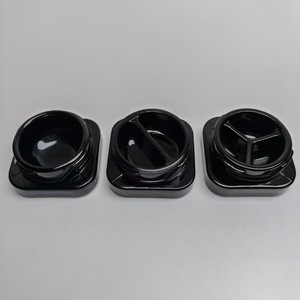 Wholesale Childproof Cosmetic <b>Container</b> Square <b>Glass</b> Clear Body Concentrate Oil Jar Plastic Suspension <b>Lid</b> Custom Logo Available - Product Image 5