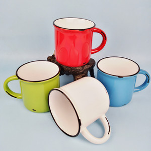 <span class=keywords><strong>Taza</strong></span> de Café de Cerámica Hecha a Mano, Estilo Rústico, con Logotipo Personalizado Vintage, en Promoción - Product Image 4