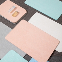 Tapis de séchage rapide écologique antidérapant en terre de diatomée, absorbant l'eau, pour vaisselle et table de cuisine