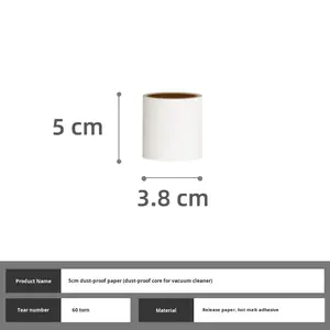 กระดาษม้วนลูกกลิ้งกำจัดขน 24 ซม. แบบฉีกเปลี่ยนได้ พร้อมแปรงลูกกลิ้งกำจัดขนและดักจับขนสัตว์เลี้ยง - Product Image 6