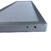 Boîte à lumière dynamique LED rectangulaire A3 ultra-mince en alliage d'aluminium et verre trempé avec éclairage à économie d'énergie pour usage commercial