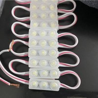 2835 modules LED lampe de moulage par injection pour la publicité boîte à lumière 3LED avec lentille
