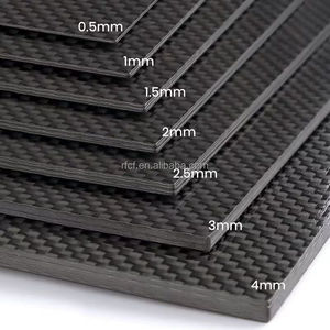 Placa de fibra de carbono CNC Marco de placa de matrícula placa para teñir el cabello tablero de carbonita 3mm 5mm 6mm hoja de fibra de carbono - Product Image 5