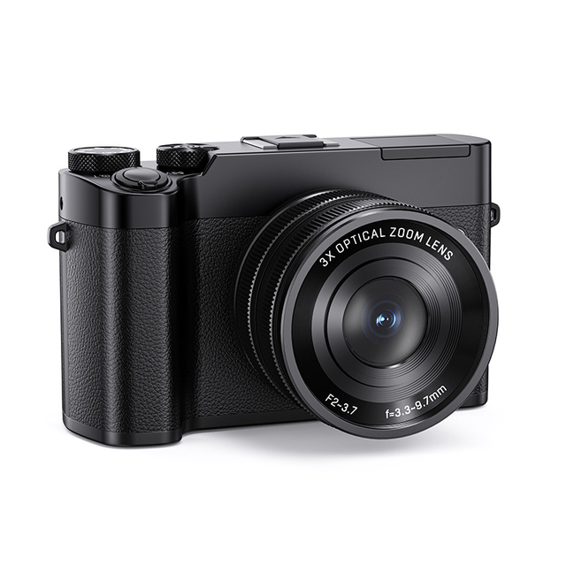 Professional 64MP 5K Digital DSLR Camera with 3 Inch IPS Screen and 10X Optical Zoom HD Video WiFi Contivity