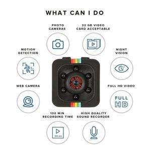 Mini Cámara Full HD 720P/1080p con Sensor CMOS, Visión Nocturna, Grabadora de Video de Acción para Interiores/Exteriores con Wi-Fi H.264/H.265 - Product Image 5