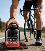 Poudre de protéines de lactosérum de qualité supérieure, saveur chocolat |   24 g de protéines, 5,5 g de BCAA |   29 portions | Complément alimentaire pour le sport