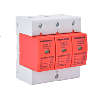 Protezione da Sovratensione T2 Tipo 3P 550~690VAC SPD 60KA Imax 2.0KV con Alloggiamento in PBT per Sistemi Solari e Apparecchiature Elettroniche Industriali