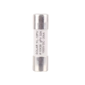 <span class=keywords><strong>Ul</strong></span>/<span class=keywords><strong>IEC</strong></span> chứng nhận 32A/15A 1000vdc năng lượng mặt trời cầu chì 10x38 cơ thể gốm PV Combiner Box 20ka phá vỡ Công suất 6A/16A cho quang điện - Product Image 2
