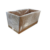 Groothandel op maat gemaakte transparante voedselveilige PE/LDPE plastic zakken met vierkante bodem en gusset voor brood, fruit en voedselverpakkingen