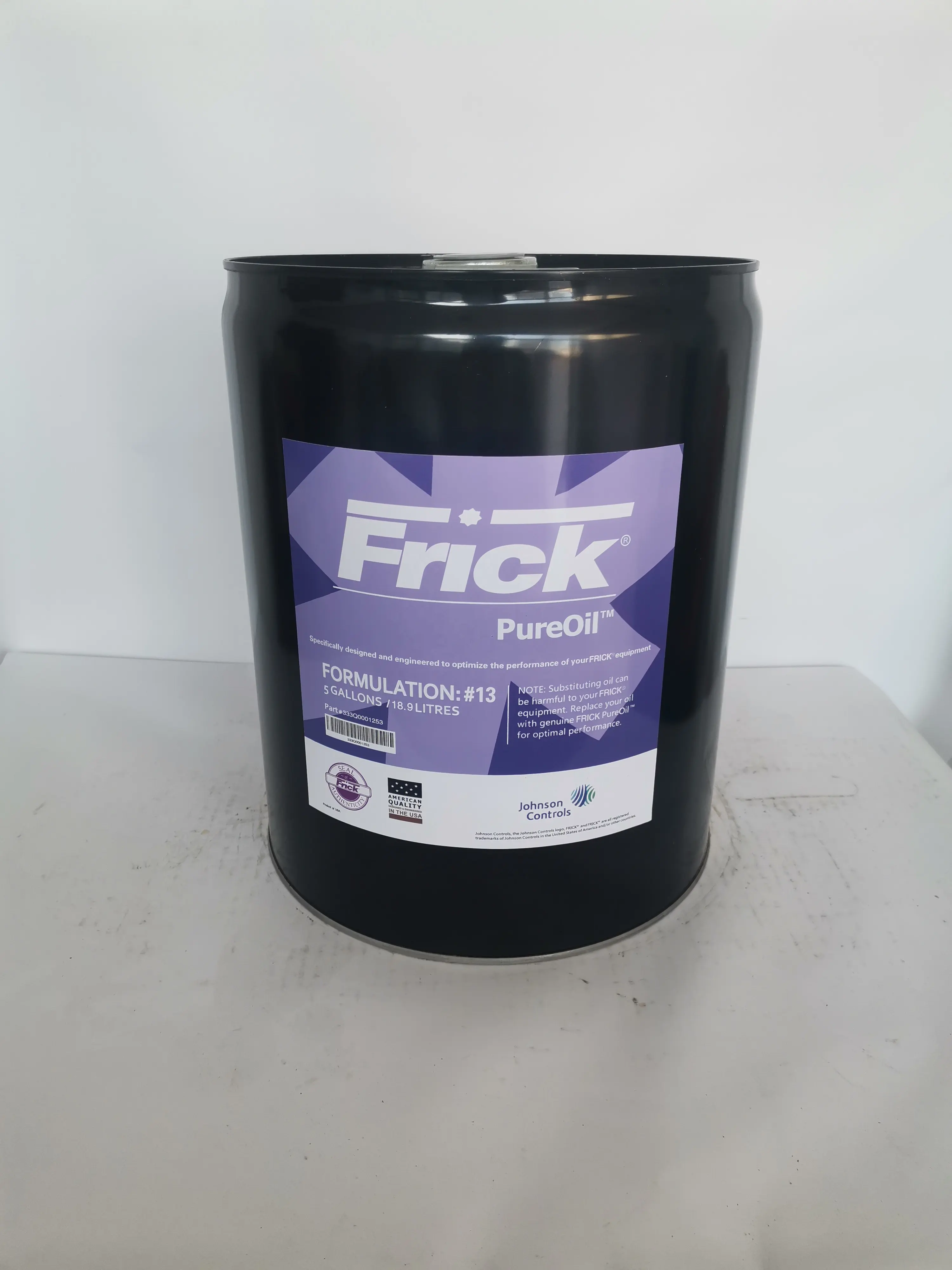 FRICK formülasyonu: #13. PureOil YORK FRICK #13 soğutma yağı düşük sıcaklık soğutma kompresörü yağı