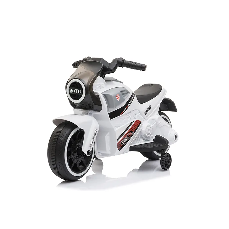 WDX-200 Kids Electric Car 12 Years Old motorcycle for Kids Red Toy Music White Orange USB Power Battery Style Wheels Children