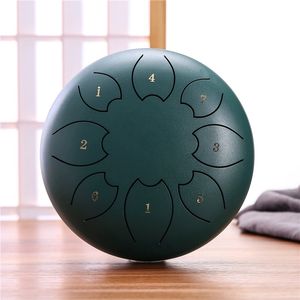 Nuevo estilo Tambor de lengüetas de acero de seis pulgadas y ocho tonos, Tambor de mano vacío, Tambor sin preocupaciones, Instrumento de percusión - Product Image 5