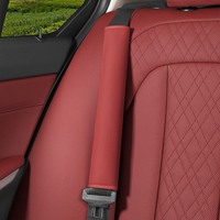 Couvre-ceinture de sécurité en cuir, coussin d'épaule doux et respirant pour un confort de conduite, accessoires intérieurs adaptés aux BYD Toyota