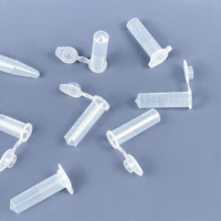 Tube de microcentrifugation en plastique de haute qualité 0,5 ml 1,5 ml 2,0 ml, mini tube à essai conique