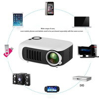 Projecteur de téléphone portable OEM d'usine, projecteur portable haute définition pour la maison, prend en charge 1080P, batterie de secours, mini-projecteur