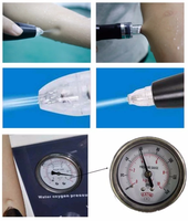 Meilleure machine à oxygénation du visage, gadget de beauté portable, 2022 o2toderm, jet d'eau, thérapie faciale, anti-vieillissement, fusion d'oxygène, outil facial