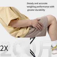 Chaise de plage et de pique-nique d'extérieur TC moderne et durable, pliable, avec structure en acier sans dossier, design compact et portable avec tissu Oxford