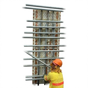 Coffrage mural carré en plastique ABS haute résistance réutilisable pour la construction en béton, facile à assembler avec taille personnalisée - Product Image 1