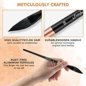 Set de Pinceles de Aguarela Fontainebleau de 5 Piezas, Tipo Aguja, Mango de Madera, Calidad Artística, Venta al por Mayor - Product Image 6