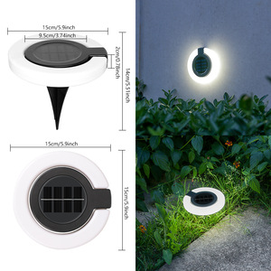 Nueva Lámpara Solar LED para Exteriores, Resistente al Agua, para Jardín, Caminos y Escaleras, Cuerpo de Plástico Duradero, Lámpara de Jardín Enterrada - Product Image 6
