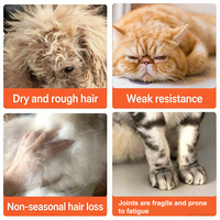 Comprimés à mâcher d'huile de poisson pour chiens et chats, supplément palatable d'oméga 3 pour la peau et le pelage, friandises molles, emballage personnalisé avec logo