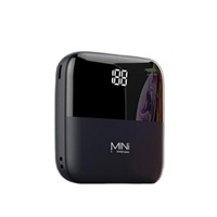 Batterie externe portable 10000mAh avec écran LED et double sortie USB, entrée Micro USB et Type-C 10W, idéale pour les cadeaux