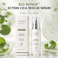 Sérum Visage Hydratant Réparateur de la Barrière Cutanée WANXI Ectoin Cica Éclaircissant Apaisant pour l'Acné Acide Hyaluronique 30mL OEM/ODM Marque Privée